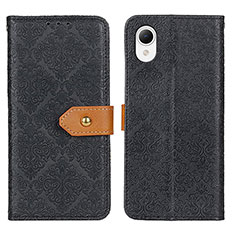 Coque Portefeuille Livre Cuir Etui Clapet K07Z pour Samsung Galaxy A23s Noir