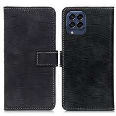 Coque Portefeuille Livre Cuir Etui Clapet K07Z pour Samsung Galaxy M53 5G Noir