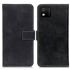 Coque Portefeuille Livre Cuir Etui Clapet K07Z pour Wiko Y52 Noir