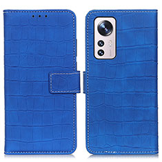 Coque Portefeuille Livre Cuir Etui Clapet K07Z pour Xiaomi Mi 12 Lite 5G Bleu