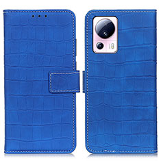 Coque Portefeuille Livre Cuir Etui Clapet K07Z pour Xiaomi Mi 12 Lite NE 5G Bleu