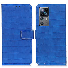 Coque Portefeuille Livre Cuir Etui Clapet K07Z pour Xiaomi Mi 12T 5G Bleu