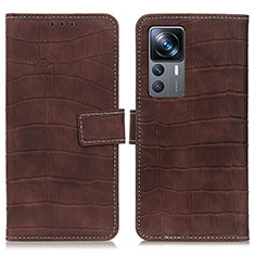 Coque Portefeuille Livre Cuir Etui Clapet K07Z pour Xiaomi Mi 12T 5G Marron