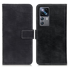 Coque Portefeuille Livre Cuir Etui Clapet K07Z pour Xiaomi Mi 12T 5G Noir