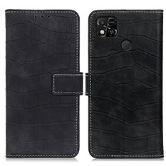 Coque Portefeuille Livre Cuir Etui Clapet K07Z pour Xiaomi POCO C3 Noir