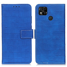 Coque Portefeuille Livre Cuir Etui Clapet K07Z pour Xiaomi POCO C31 Bleu