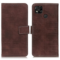 Coque Portefeuille Livre Cuir Etui Clapet K07Z pour Xiaomi POCO C31 Marron