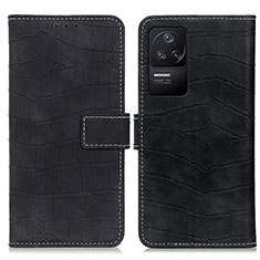 Coque Portefeuille Livre Cuir Etui Clapet K07Z pour Xiaomi Poco F4 5G Noir