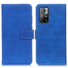 Coque Portefeuille Livre Cuir Etui Clapet K07Z pour Xiaomi Poco M4 Pro 5G Bleu