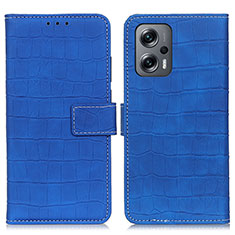 Coque Portefeuille Livre Cuir Etui Clapet K07Z pour Xiaomi Poco X4 GT 5G Bleu