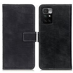 Coque Portefeuille Livre Cuir Etui Clapet K07Z pour Xiaomi Redmi 10 4G Noir