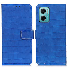 Coque Portefeuille Livre Cuir Etui Clapet K07Z pour Xiaomi Redmi 11 Prime 5G Bleu