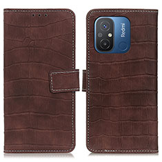 Coque Portefeuille Livre Cuir Etui Clapet K07Z pour Xiaomi Redmi 11A 4G Marron