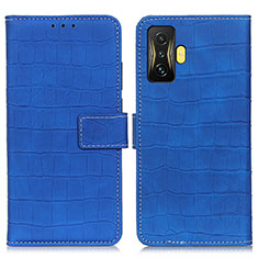 Coque Portefeuille Livre Cuir Etui Clapet K07Z pour Xiaomi Redmi K50 Gaming 5G Bleu