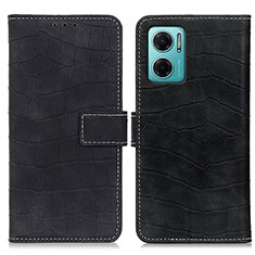 Coque Portefeuille Livre Cuir Etui Clapet K07Z pour Xiaomi Redmi Note 11E 5G Noir