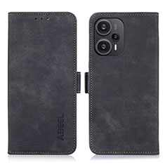 Coque Portefeuille Livre Cuir Etui Clapet K07Z pour Xiaomi Redmi Note 12 Turbo 5G Noir