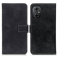 Coque Portefeuille Livre Cuir Etui Clapet K07Z pour Xiaomi Redmi Note 12R Pro 5G Noir