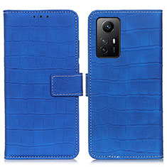 Coque Portefeuille Livre Cuir Etui Clapet K07Z pour Xiaomi Redmi Note 12S Bleu