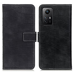 Coque Portefeuille Livre Cuir Etui Clapet K07Z pour Xiaomi Redmi Note 12S Noir