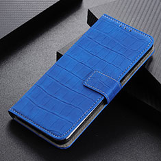 Coque Portefeuille Livre Cuir Etui Clapet K07Z pour Xiaomi Redmi Note 9T 5G Bleu
