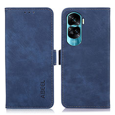 Coque Portefeuille Livre Cuir Etui Clapet K08Z pour Huawei Honor 90 Lite 5G Bleu