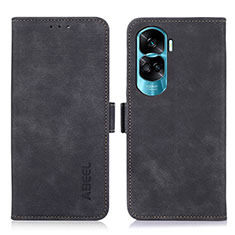 Coque Portefeuille Livre Cuir Etui Clapet K08Z pour Huawei Honor 90 Lite 5G Noir