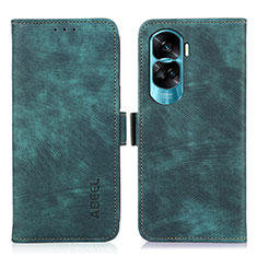 Coque Portefeuille Livre Cuir Etui Clapet K08Z pour Huawei Honor 90 Lite 5G Vert