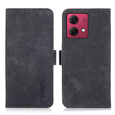 Coque Portefeuille Livre Cuir Etui Clapet K08Z pour Motorola Moto G84 5G Noir