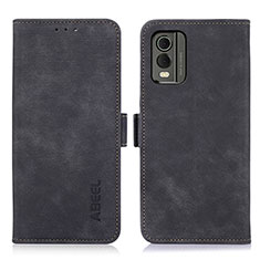 Coque Portefeuille Livre Cuir Etui Clapet K08Z pour Nokia C32 Noir