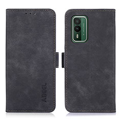 Coque Portefeuille Livre Cuir Etui Clapet K08Z pour Nokia XR21 Noir