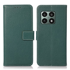 Coque Portefeuille Livre Cuir Etui Clapet K08Z pour OnePlus 10 Pro 5G Vert