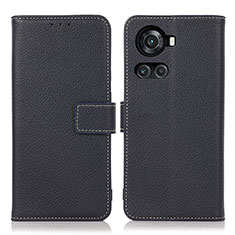 Coque Portefeuille Livre Cuir Etui Clapet K08Z pour OnePlus 10R 5G Bleu Royal