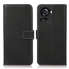 Coque Portefeuille Livre Cuir Etui Clapet K08Z pour OnePlus 10R 5G Noir