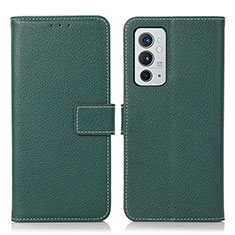 Coque Portefeuille Livre Cuir Etui Clapet K08Z pour OnePlus 9RT 5G Vert