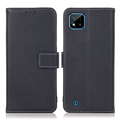 Coque Portefeuille Livre Cuir Etui Clapet K08Z pour Realme C11 (2021) Bleu Royal