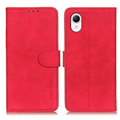 Coque Portefeuille Livre Cuir Etui Clapet K08Z pour Samsung Galaxy A23 5G SC-56C Rouge