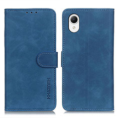 Coque Portefeuille Livre Cuir Etui Clapet K08Z pour Samsung Galaxy A23s Bleu