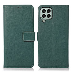 Coque Portefeuille Livre Cuir Etui Clapet K08Z pour Samsung Galaxy M33 5G Vert