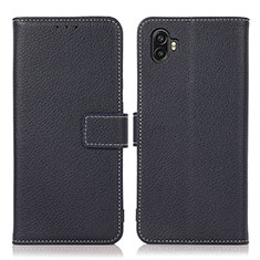 Coque Portefeuille Livre Cuir Etui Clapet K08Z pour Samsung Galaxy XCover 6 Pro 5G Bleu