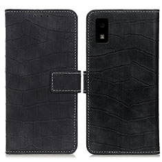 Coque Portefeuille Livre Cuir Etui Clapet K08Z pour Sharp Aquos wish Noir