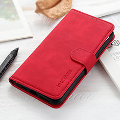 Coque Portefeuille Livre Cuir Etui Clapet K08Z pour Xiaomi Mi 12 Lite NE 5G Rouge