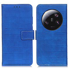 Coque Portefeuille Livre Cuir Etui Clapet K08Z pour Xiaomi Mi 13 Ultra 5G Bleu Royal