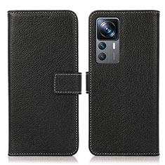 Coque Portefeuille Livre Cuir Etui Clapet K08Z pour Xiaomi Redmi K50 Ultra 5G Noir