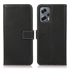 Coque Portefeuille Livre Cuir Etui Clapet K08Z pour Xiaomi Redmi K50i 5G Noir