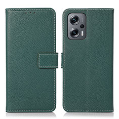 Coque Portefeuille Livre Cuir Etui Clapet K08Z pour Xiaomi Redmi K50i 5G Vert