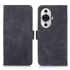 Coque Portefeuille Livre Cuir Etui Clapet K09Z pour Huawei Nova 11 Ultra Noir