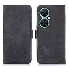 Coque Portefeuille Livre Cuir Etui Clapet K09Z pour Huawei Nova 11i Noir