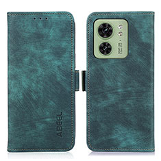 Coque Portefeuille Livre Cuir Etui Clapet K09Z pour Motorola Moto Edge 40 5G Vert