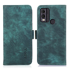 Coque Portefeuille Livre Cuir Etui Clapet K09Z pour Nokia C22 Vert