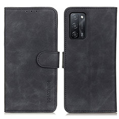 Coque Portefeuille Livre Cuir Etui Clapet K09Z pour Oppo A53s 5G Noir